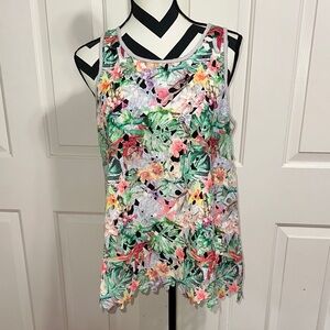 INARI Floral Lace Sleeveless Women's Top